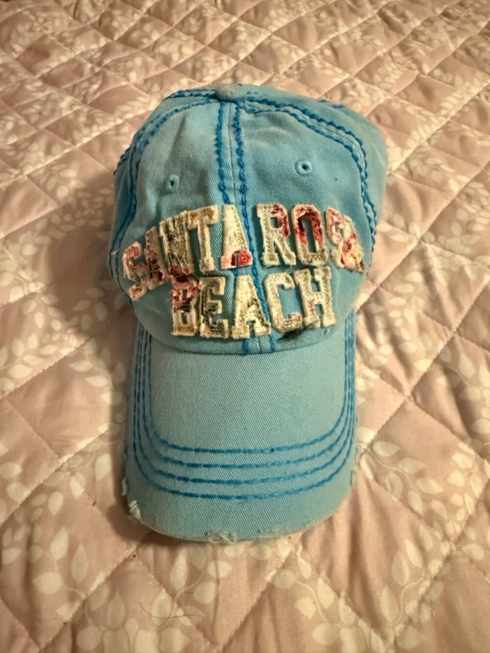 Robin Ruth Santa Rosa Beach Distressed Cap - Picture 1 of 3